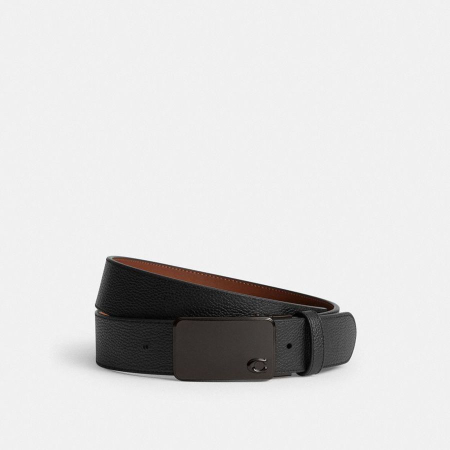 Cinturones COACH Hombre Negras | OVTC61452