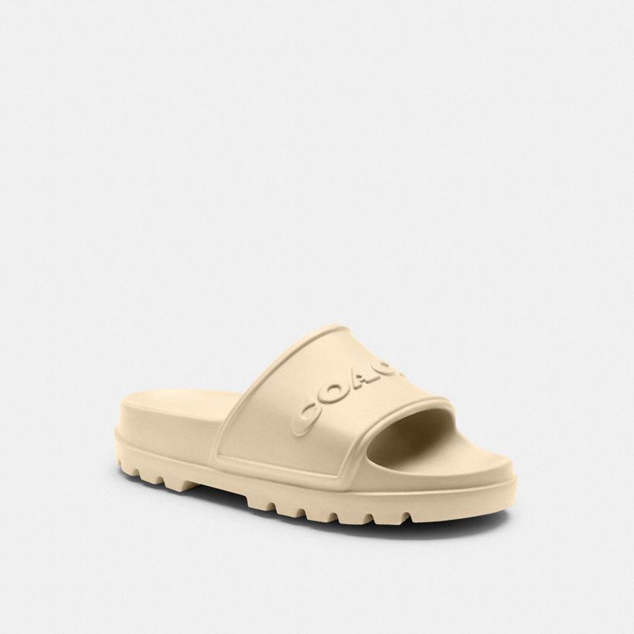 Sandalias COACH Hombre Blancas | BUFA52497